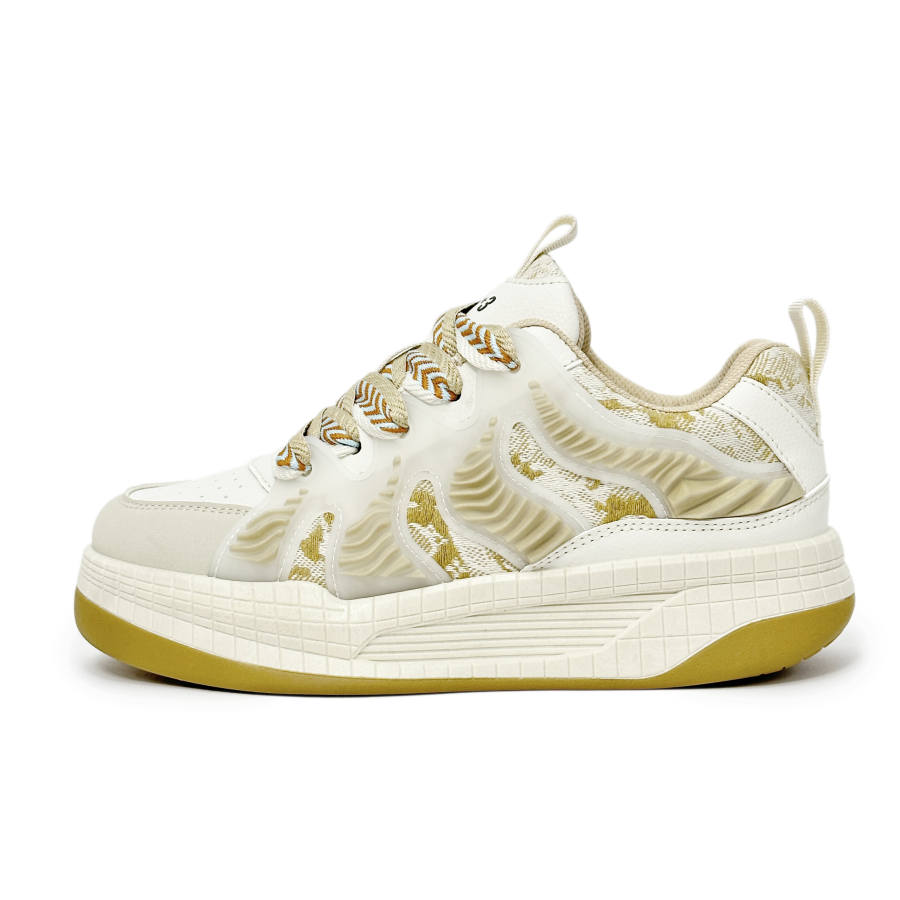 SLnU★3 Slip Resistant Abrasion Resistant Low top Casual Shoes Men's Beige