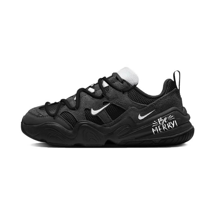 Nike Nike Tech Hera Day Shadow Abrasion Resistant Low top Casual Shoes Unisex Black White