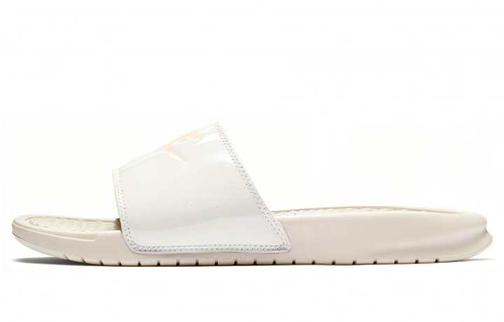 Nike Nike Benassi JDI Rubber Sole Totem Slide Slippers Women's Pink White