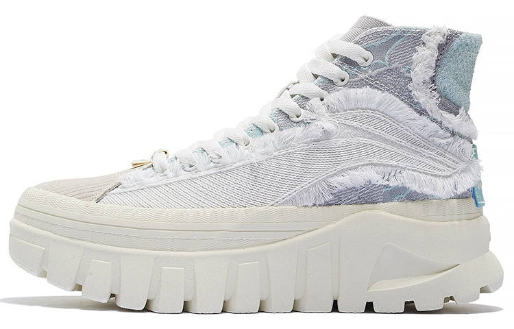 Li-Ning Li Ning Fabric Cushioning Slip Resistant Abrasion Resistant High top Casual Shoes Women's