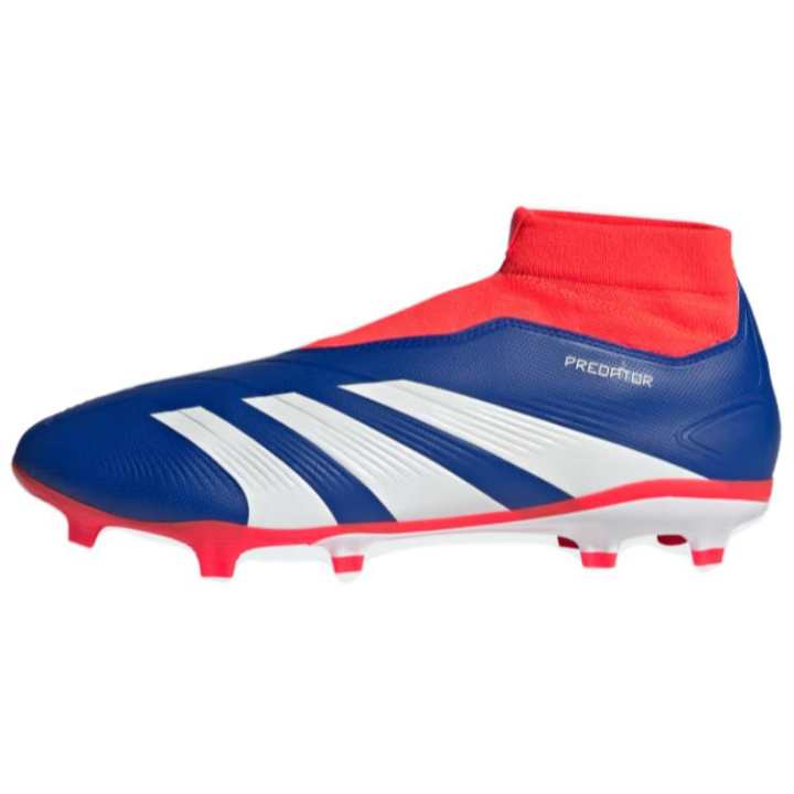 Adidas Adidas Predator League Laceless Fg Lucid Blue Cloud White Solar Red