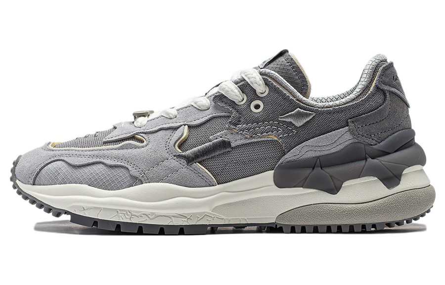 Li-Ning Li Ning Origin 2 Origin 2 Slip Resistant Abrasion Resistant Low top Casual Shoes Men's Brick Gray