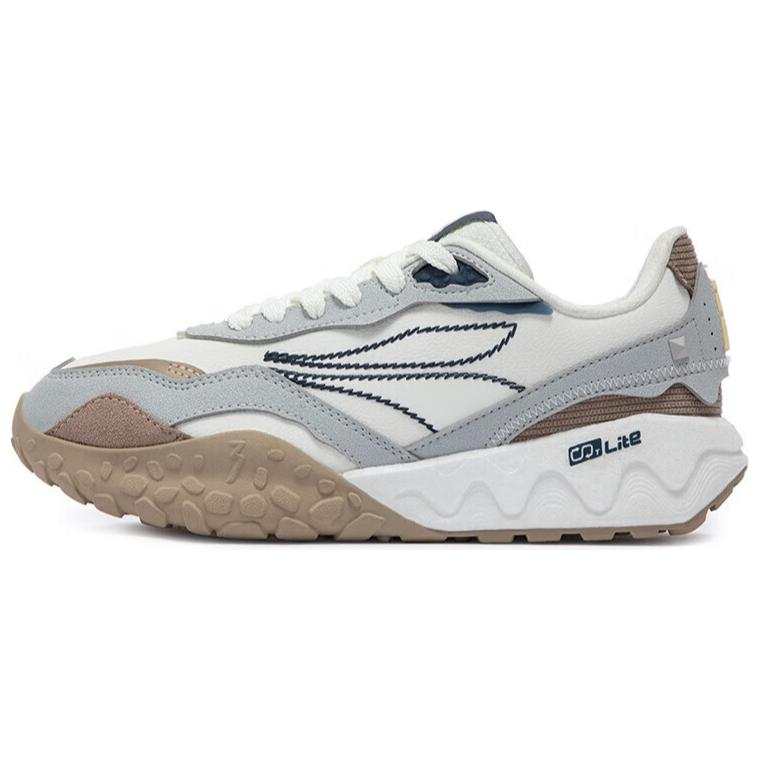 361° Slip Resistant Abrasion Resistant Slip Resistant Abrasion Resistant Low top Casual Shoes Women's Gray White Brown