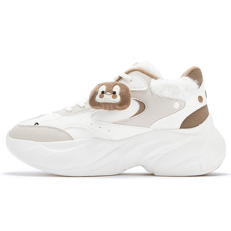 361° Penguin Shoes Thermal Abrasion Resistant Slip Resistant Low top Casual Shoes Women's Oat Milk