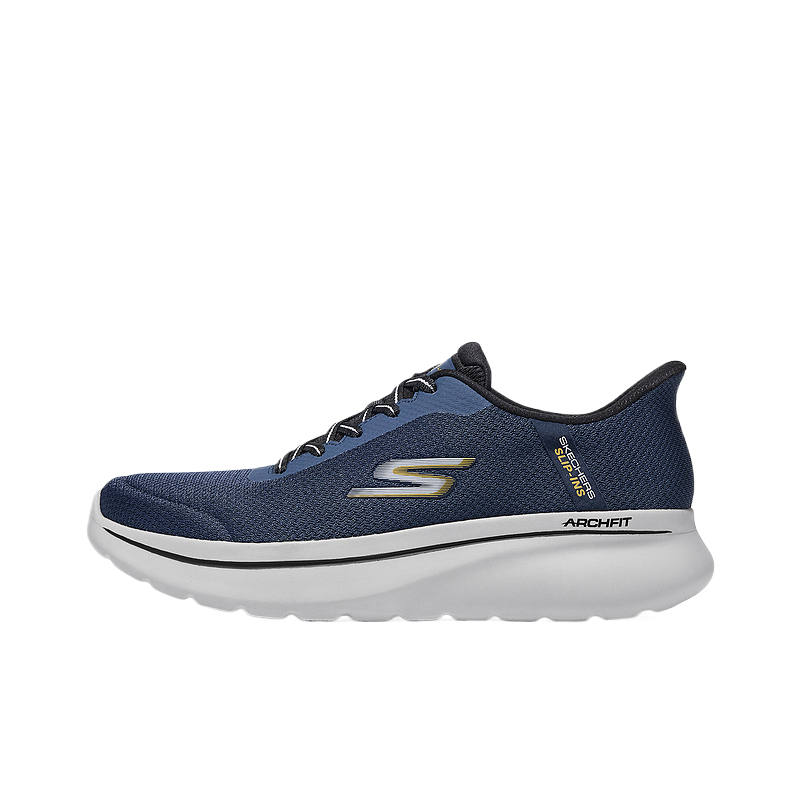Skechers MEN'S GO WALK Soft And Comfortable Cushioning Breathable Cushioning Breathable Walking Shoes Men's