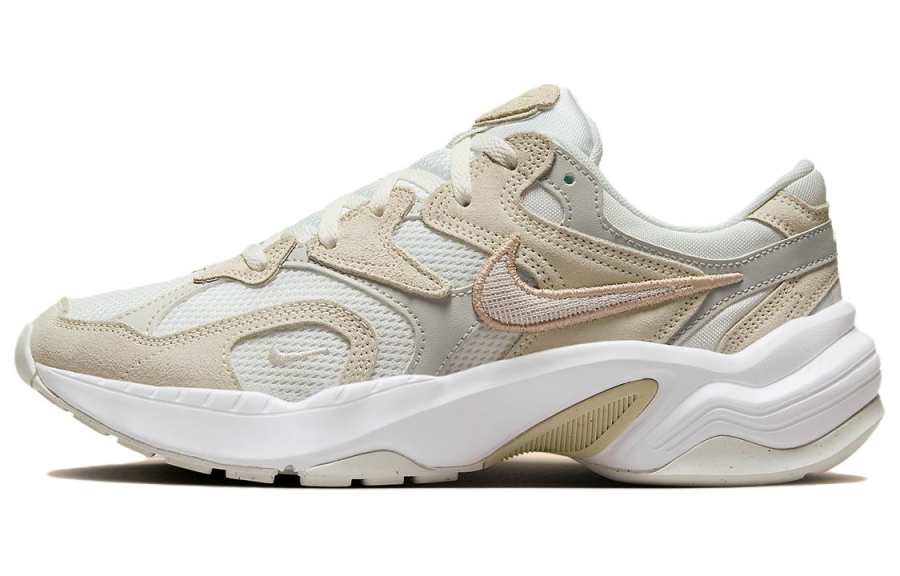 Nike Nike AL8 Comfortable Cushioning Slip Resistant Abrasion Resistant Low top Running Shoes Women's Beige Yellow