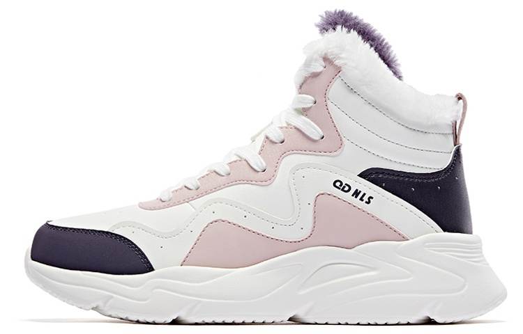 QIAODAN Textile, Synthetic Leather Fleece lined Height Increasing Thermal Height Increasing Thermal High top