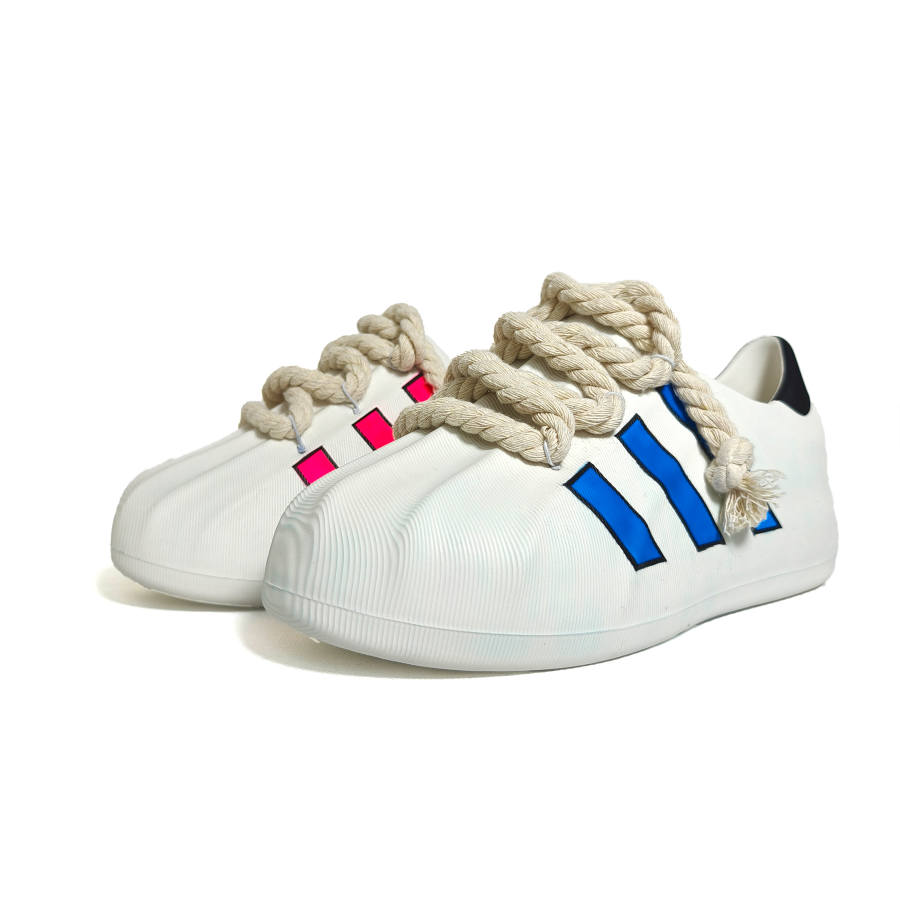 Adidas Originals AdiFOM Superstar Dopamine Dressing Shell Couple's Mismatched Color