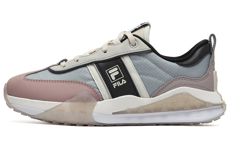 FILA Brick Textile, Leather Low top Casual Shoes Women's Gray Pink