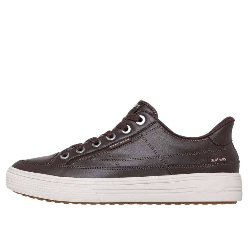 Skechers Arch Fit Arcade Catch Ya There Leather Lightweight Casual Shoes Men's