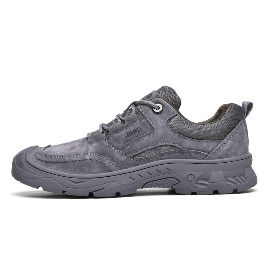 Jeep Outdoor Collection Fabric Low top Casual Shoes Men's Gray