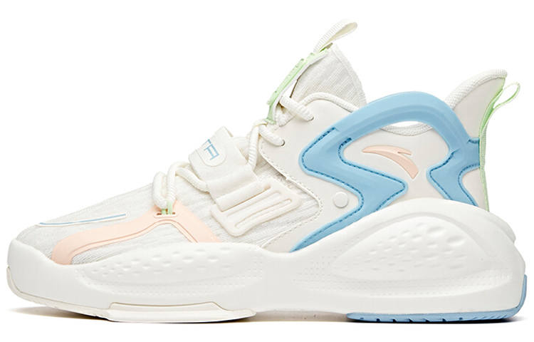 Anta Life Collection Sports Mid top Casual Shoes Women's White Blue
