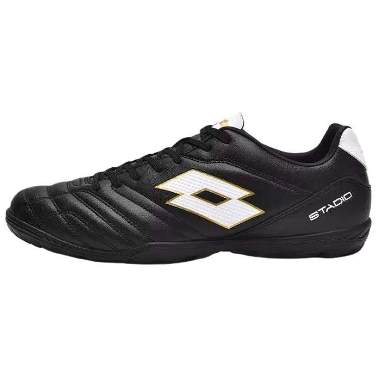 LOTTO SOLISTA Slip Resistant Abrasion Resistant Soccer Shoes Men's Black