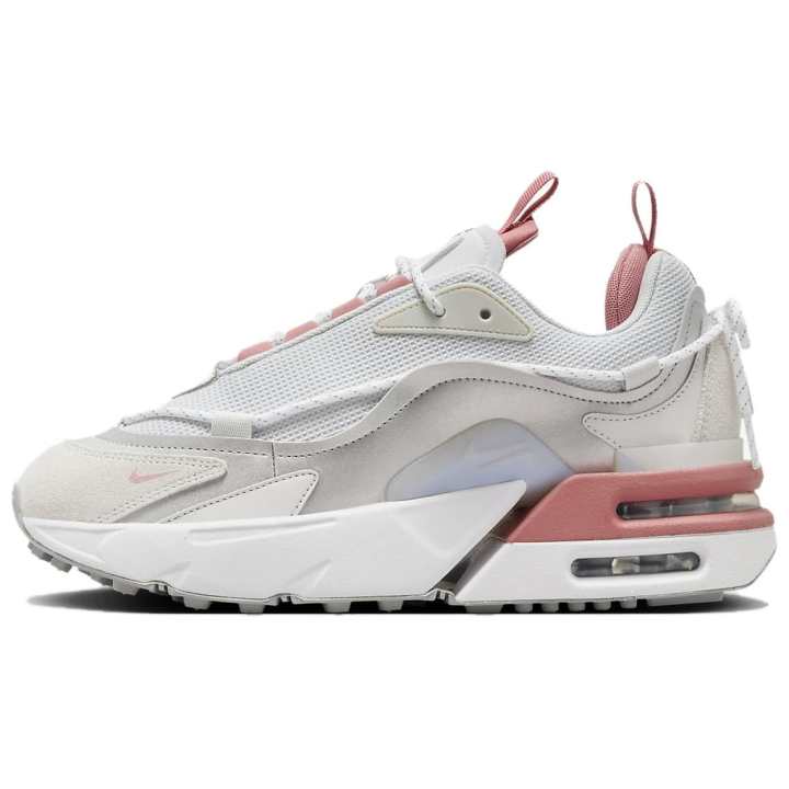 Nike Nike Air Max Furyosa Soft And Comfortable Abrasion Resistant Low top Casual Shoes Women's White