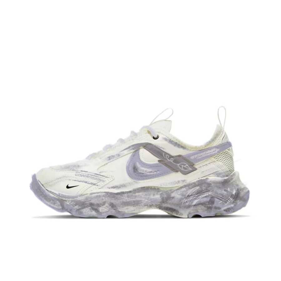 Nike Nike TC 7900 Slip Resistant Abrasion Resistant Low top Casual Shoes Women's Beige Purple