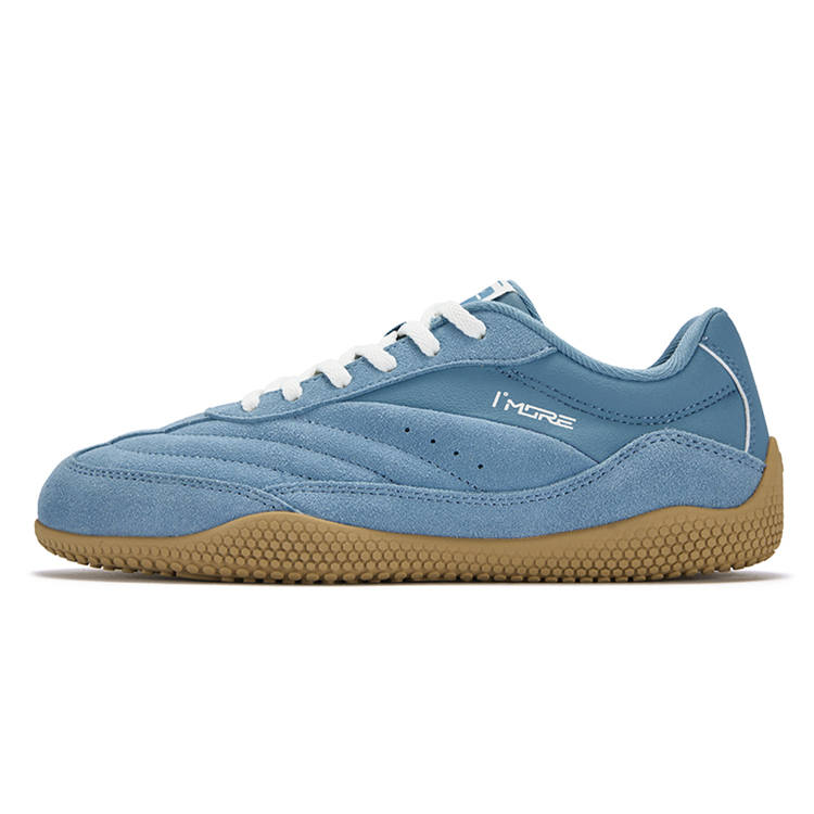 361° Flat Abrasion Resistant Breathable Low top Casual Shoes Women's Antique Inspired Style Gray Blue