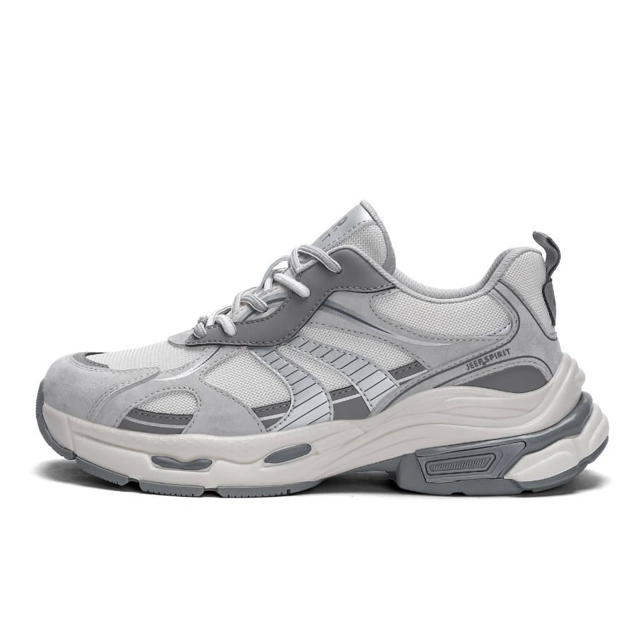 JEEP SPIRIT Low top Men's Moon Dust Gray