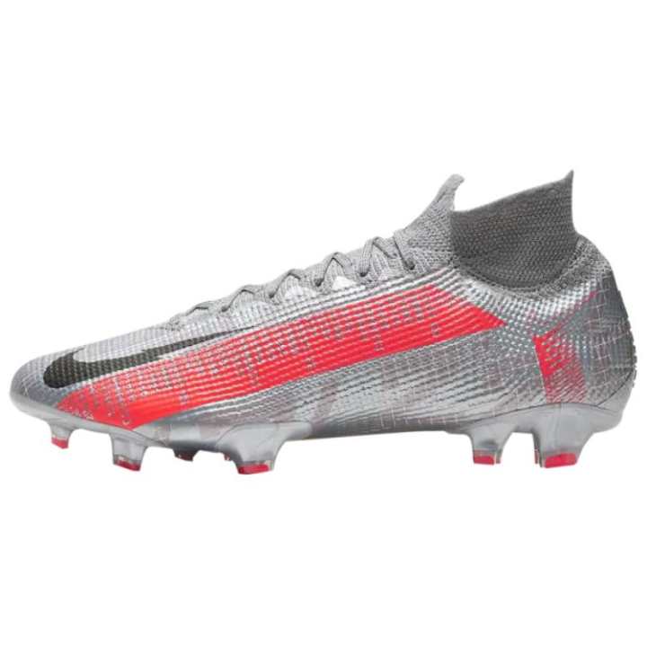 Nike Nike Mercurial Superfly 7 Slip Resistant Abrasion Resistant Slip Resistant Abrasion Resistant Soccer Shoes Men's Silver
