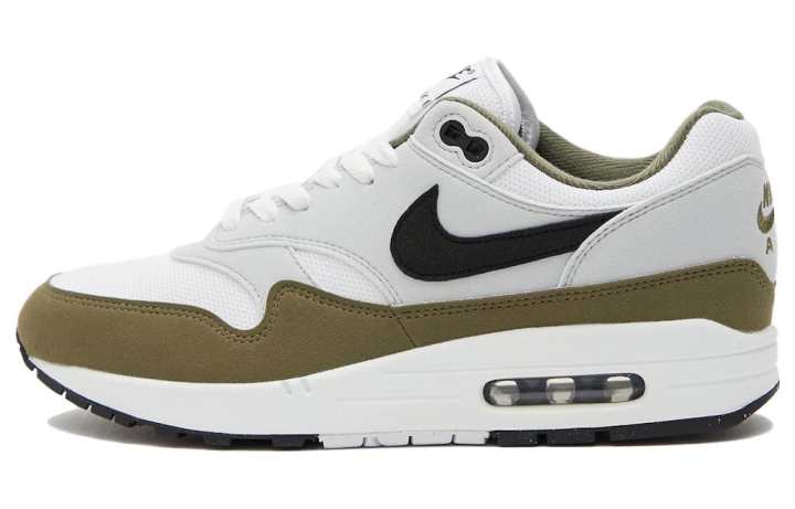 Nike Nike Air Max 1 White Black Medium Olive