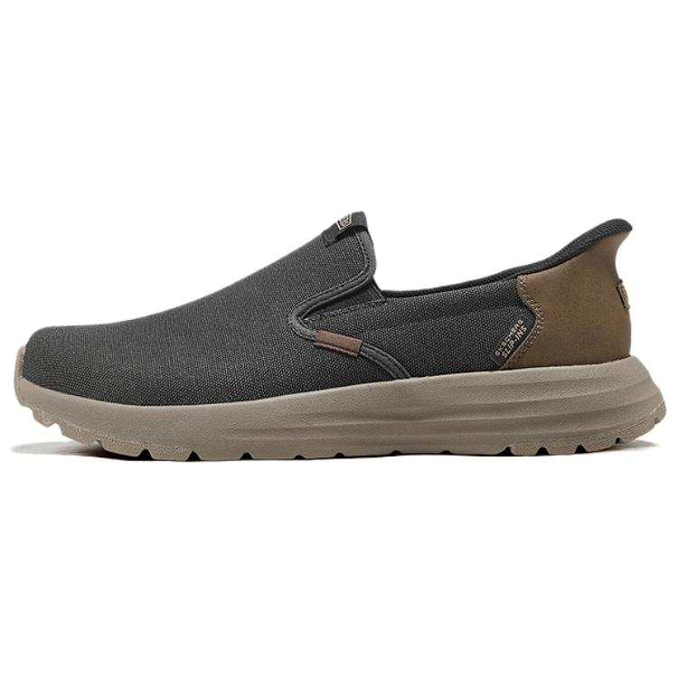 Skechers Slip Ins Abrasion Resistant Low top Casual Shoes Men's Black