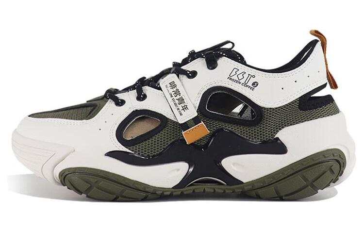 361° Cushioning Slip Resistant Low top Casual Shoes Men's White Green