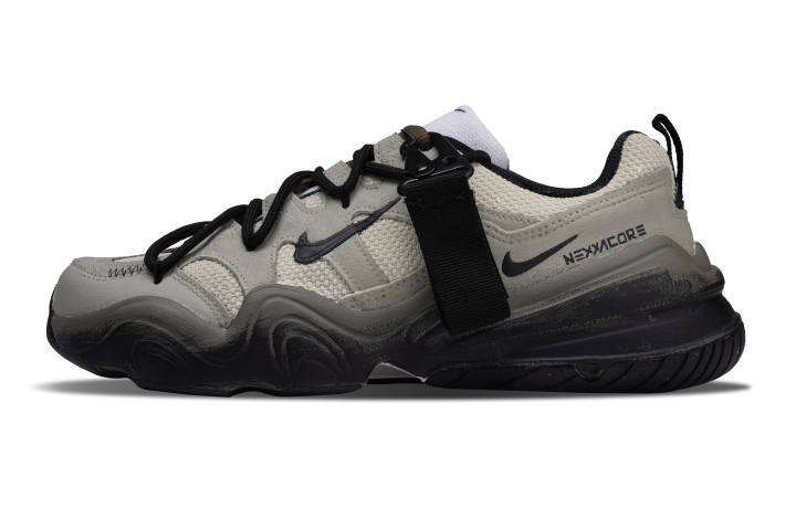 Nike Nike Tech Hera Abrasion Resistant Abrasion Resistant Low top Casual Shoes Unisex Black Green