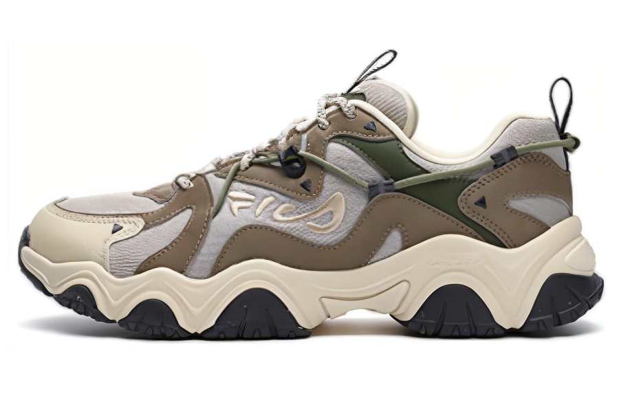 FILA Fluid 4 Cat Paw 4.0 Textile, Synthetic Leather, Leather Comfortable And Trendy Cushioning, Wear Resistant Low top