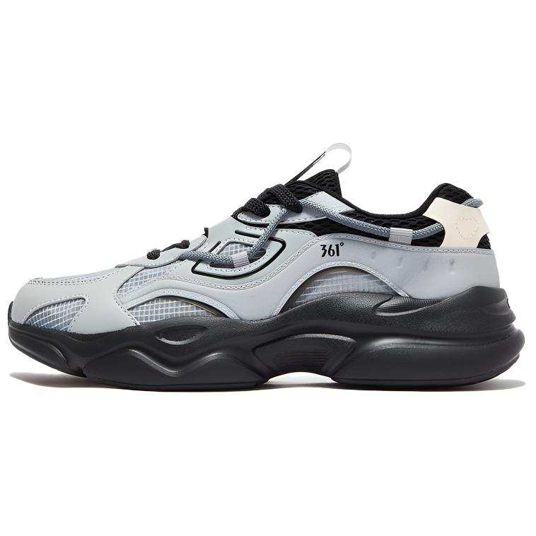 361° Abrasion Resistant Balance Low top Casual Shoes Men's Gray Black