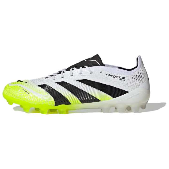 Adidas Adidas PREDATOR ELITE Abrasion Resistant Soccer Shoes Unisex White Yellow