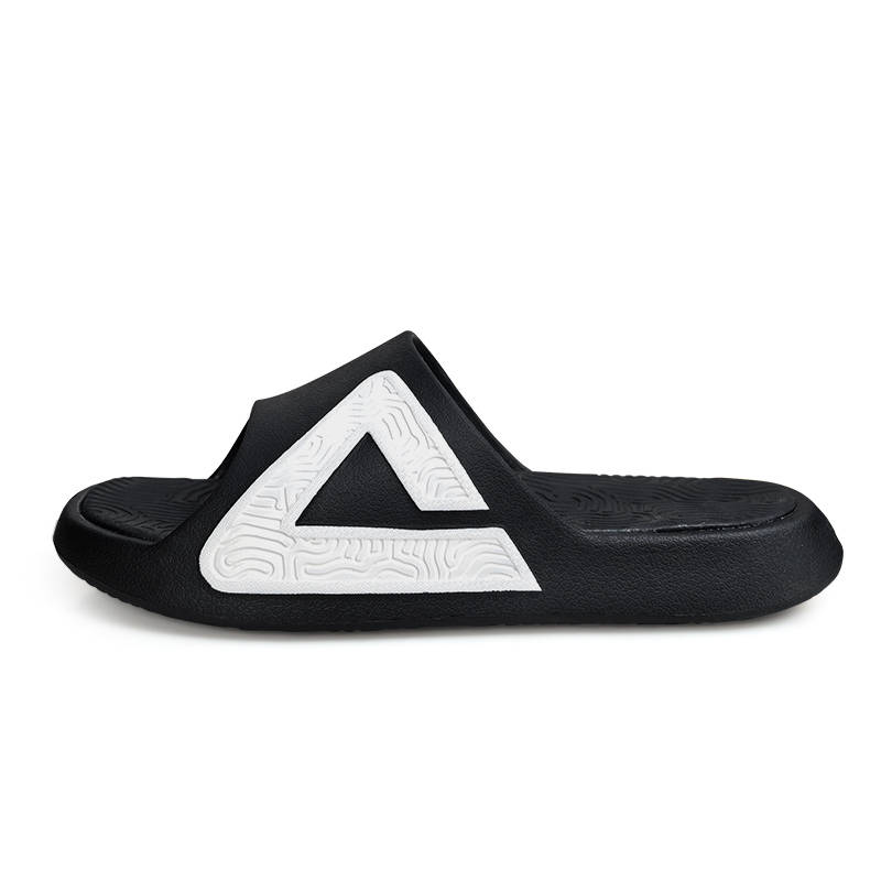 PEAK State Pole Slip Resistant Abrasion Resistant Cushioning Slide Slippers Unisex Black White