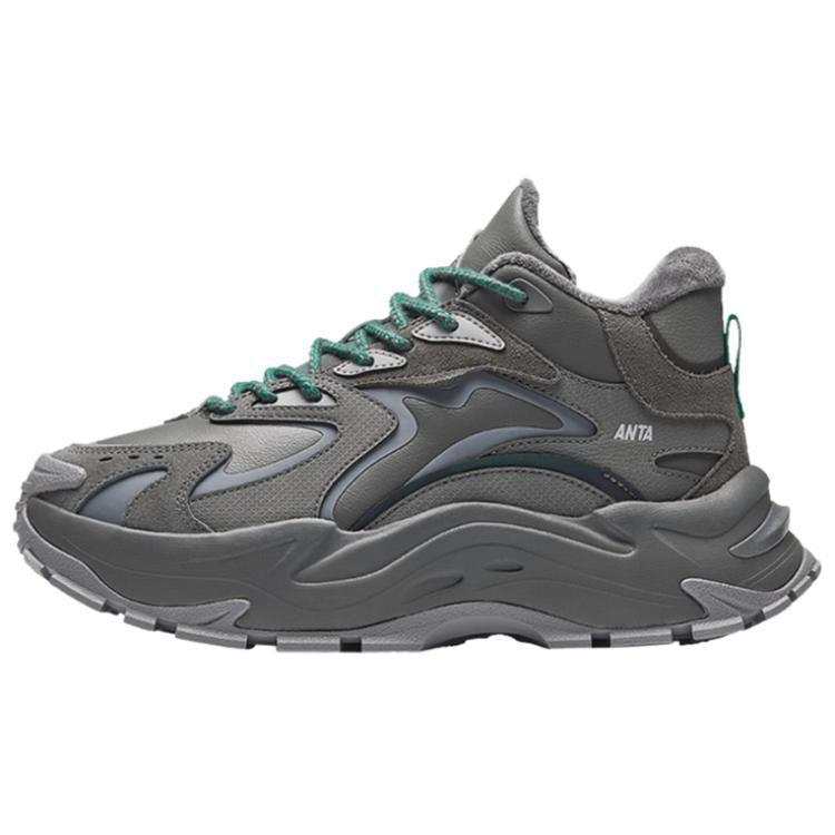 Anta Raw Chocolate Fleece Lined Comfortable Slip Resistant Thermal Slip Resistant Thermal Mid top Casual Shoes Women's