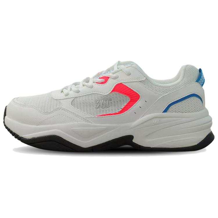 361° Abrasion Resistant Low top Casual Shoes Men's White Red