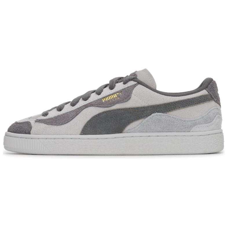 PUMA Suede Trippy Abrasion Resistant Breathable Low top Casual Shoes Unisex Gray Black