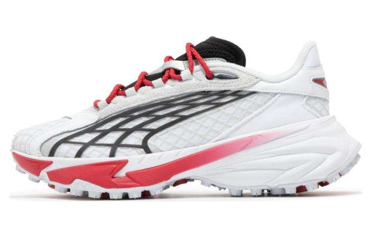 PUMA Spirex Motogame Sneakers 'White Red Silver Mist' Women's