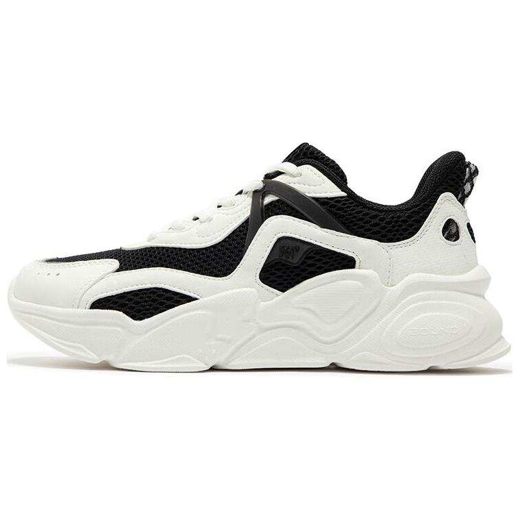 361° Abrasion Resistant Low top Casual Shoes Women's White Black