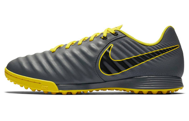 Nike Nike Tiempo Legend 7 Soccer Shoes Men's Low Top Gray/Black/Yellow