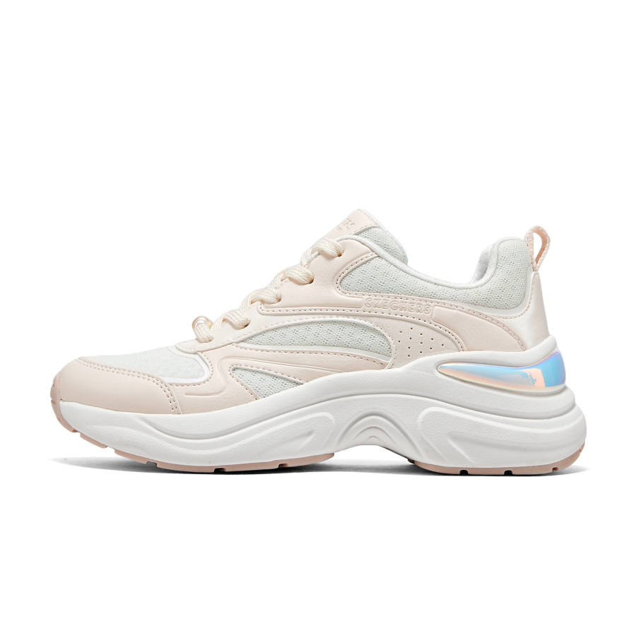 Skechers Low top Casual Shoes Women's White Pink
