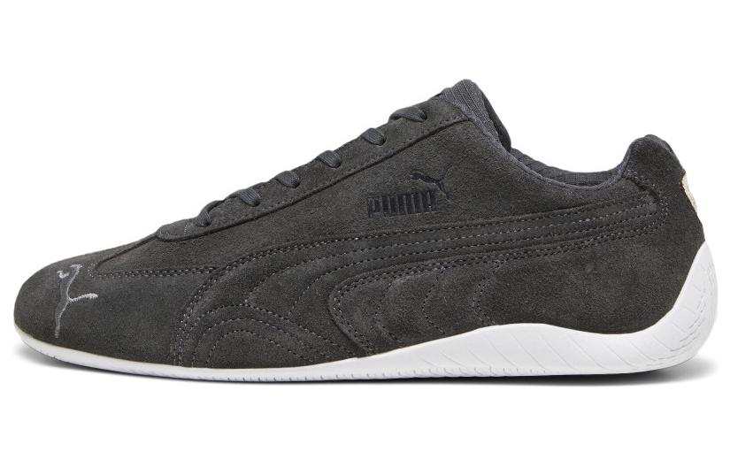 PUMA Speedcat Abrasion Resistant Low top Casual Shoes Unisex Black White