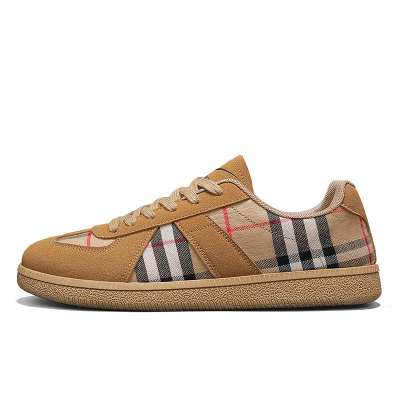 Binary Binary Slip Resistant Lightweight Abrasion Resistant Low top Casual Shoes Men's Khaki