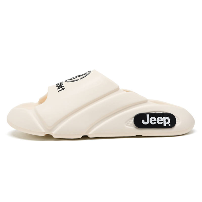 Jeep EVA Slide Slippers Men's White