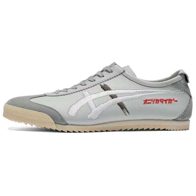 Onitsuka Tiger Mexico 66 Deluxe Piedmont Grey White Red Women's