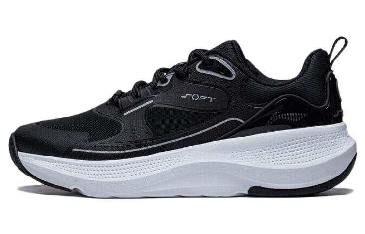 Li-Ning Li Ning SOFT GO Slip Resistant, Abrasion Resistant, Breathable Low top Casual Shoes Women's Black White