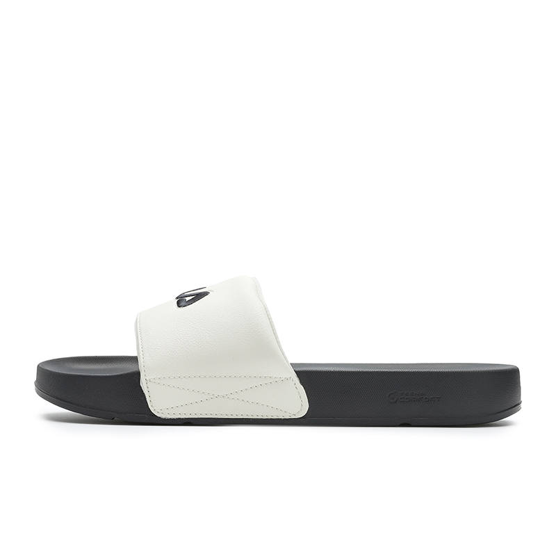 FILA Drifter Abrasion Resistant Slide Slippers Men's Antique White
