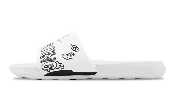 Nike Nike Victori One Foam Sole Abrasion Resistant Slide Slippers Men's White Black Orange