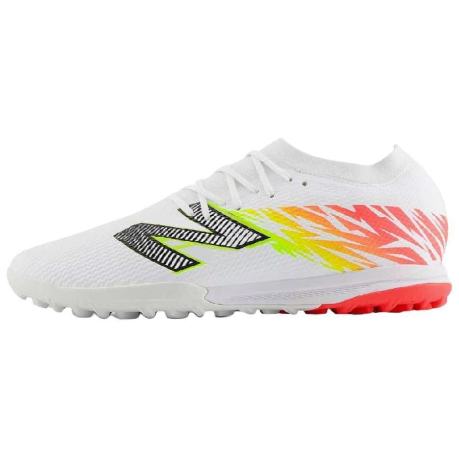 New Balance New Balance Furon V8 Soft And Comfortable TF Turf Soccer Shoes Men's White 2E Width