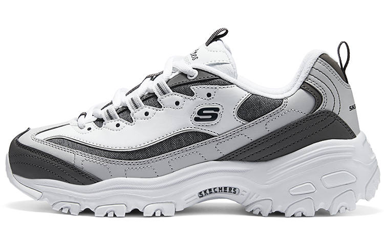 Skechers D'Lites 1.0 Mesh, Artificial Leather Cushioning Abrasion Resistant Cushioning, Wear Resistant Low top