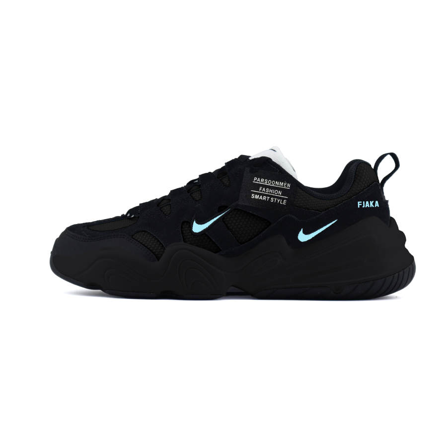 Nike Nike Tech Hera Cool Black Abrasion Resistant Low top Casual Shoes Unisex Black Blue