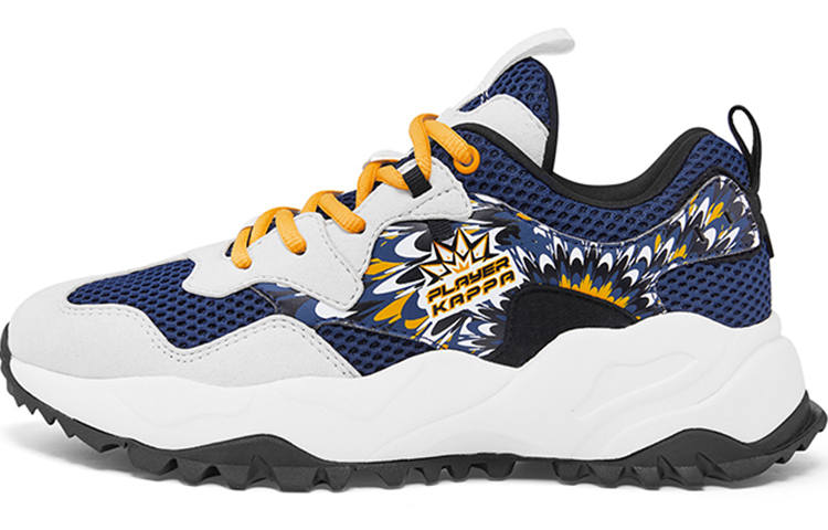 Kappa Artist Collaboration Cushioning Slip Resistant Cushioning Slip Resistant Low top Casual Shoes Unisex Gray Blue