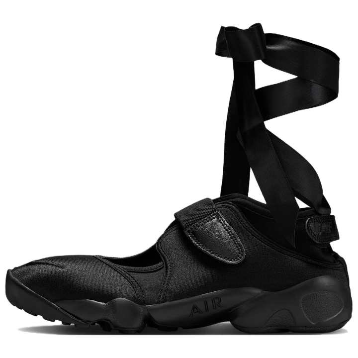 Nike Nike Air Rift Triple Black Satin Women's