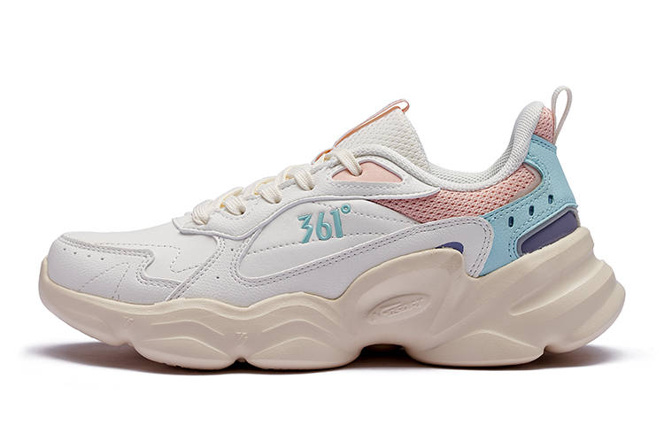 361° Cloud Fleece Lined Thermal Abrasion Resistant Low top Padded Casual Shoes Women's Sago Soft Pink